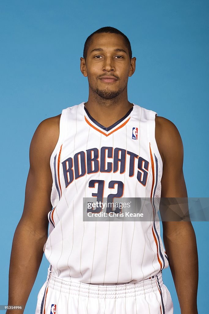 Boris Draw Boris Diaw of the Charlotte Bobcats poses for a portrait during 2009 ...