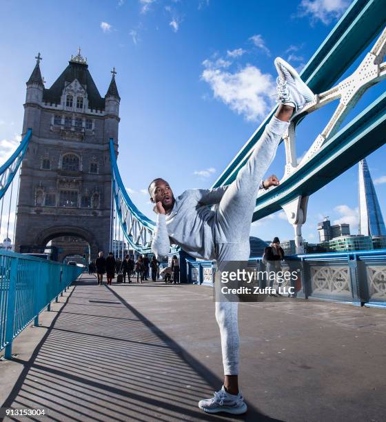 Leon Edwards photographed for a preview to the UFC Fight Night London on February 1, 2018 in London, England.