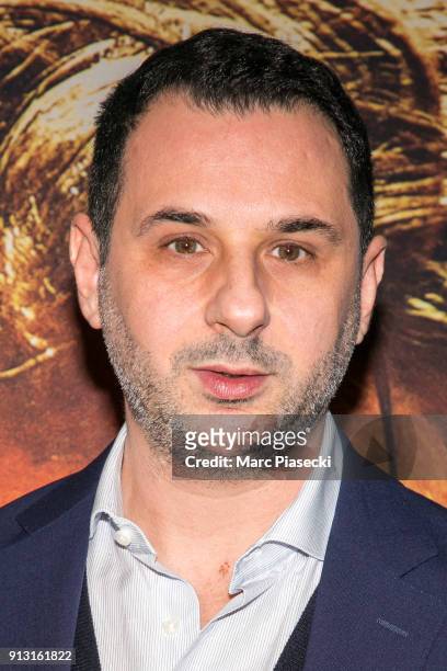 Actor Vincent Colombe attends the 'Revenge' Premiere at UGC Cine Cite des Halles on February 1, 2018 in Paris, France.