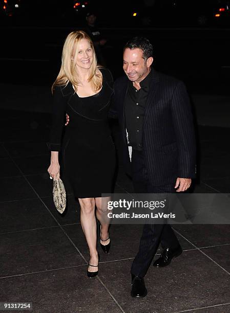 Actress Laura Linney and producer Alan Poul attend the 2009 Legacy Awards at the Directors Guild Of America on September 30, 2009 in Los Angeles,...