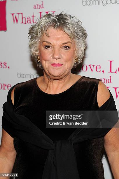 Actress Tyne Daly attends the after party for the Off Broadway opening night of "Love, Loss and What I Wore" at Bryant Park Grill on October 1, 2009...