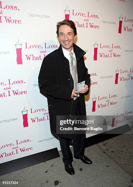 Martin Short attends the opening night of "Love, Loss and What I Wore" at The Westside Theatre on October 1, 2009 in New York City.