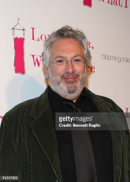 Actor Harvey Fierstein attends the opening night of "Love, Loss and What I Wore" at The Westside Theatre on October 1, 2009 in New York City.