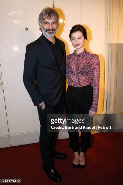 Francois Vincentelli and his wife Alice Dufour attend the "Heart Gala" Evening to benefit the "Mecenat Chirurgie Cardiaque" at Salle Gaveau on...