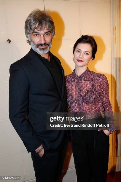 Francois Vincentelli and his wife Alice Dufour attend the "Heart Gala" Evening to benefit the "Mecenat Chirurgie Cardiaque" at Salle Gaveau on...