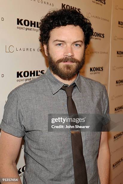 Actor Danny Masterson attends the "LC Lauren Conrad" with Lauren Conrad & Kohl's department stores held at 8432 Melrose Place on October 1, 2009 in...