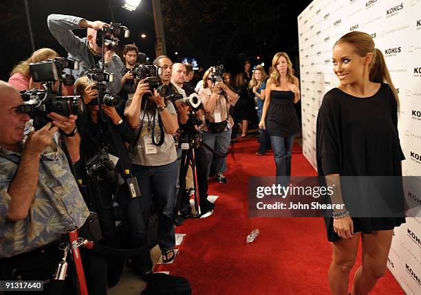 Actress Lauren Conrad attends the "LC Lauren Conrad" with Lauren Conrad & Kohl's department stores held at 8432 Melrose Place on October 1, 2009 in...