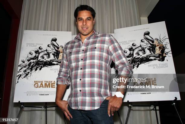 Director Kristopher Belman attends the film screening of "More Than a Game" at the Arclight Hollywood on October 1, 2009 in Los Angeles, California.