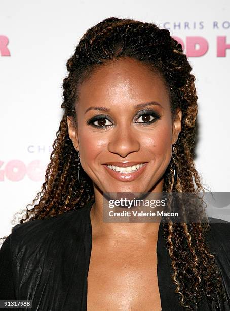 Actress Tracie Thoms arrives at the premiere of Roadside Attraction "Good Hair" on October 1, 2009 in Westwood, Los Angeles, California.