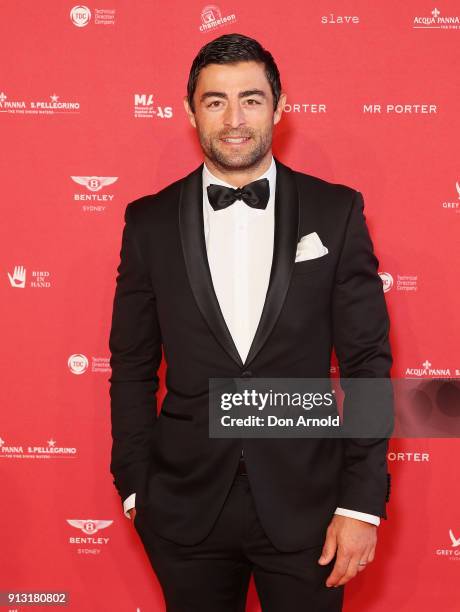 Anthony Minnichello attends the inaugural Museum of Applied Arts and Sciences Centre for Fashion Bal at Powerhouse Museum on February 1, 2018 in...