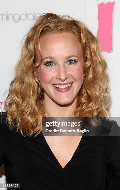 Actress Katie Finneran attends the after party for the opening night of "Love, Loss and What I Wore" at Bryant Park Grill on October 1, 2009 in New...