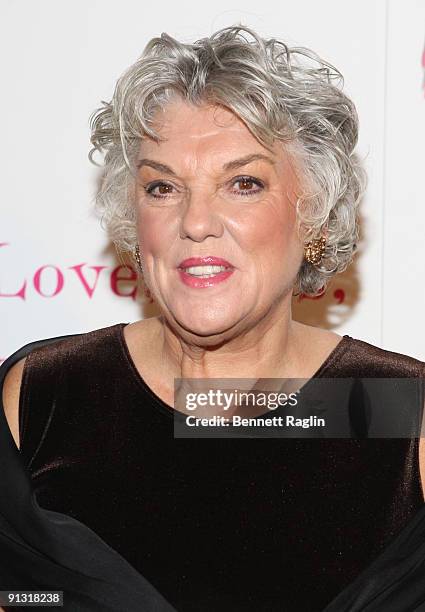 Actress Tyne Daly attends the after party for the opening night of "Love, Loss and What I Wore" at Bryant Park Grill on October 1, 2009 in New York...