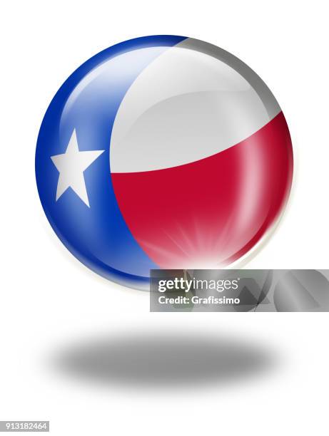 texas button with flag isolated on white - texas state flag stock illustrations
