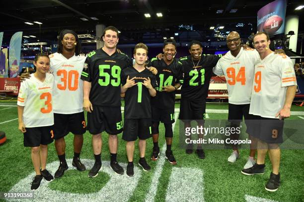 Actor Breanna Yde, NFL players Todd Gurley, Luke Kuechly, actor Ricardo Hurtado NFL player Stefon Diggs, former NFL players Deion Sanders and...