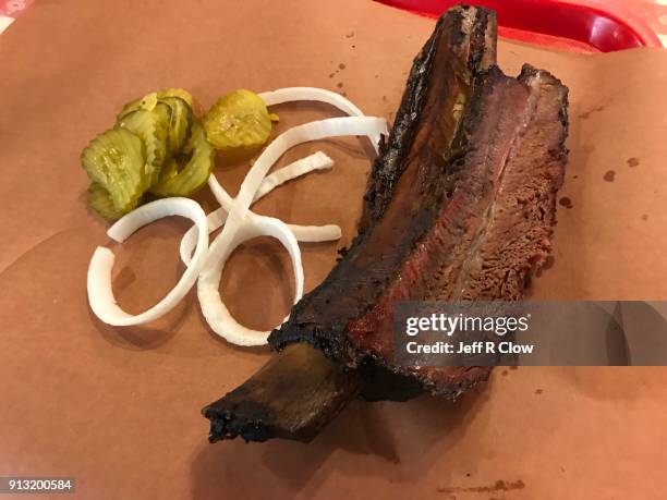 beef rib barbecue 3 - freshness guard stock pictures, royalty-free photos & images