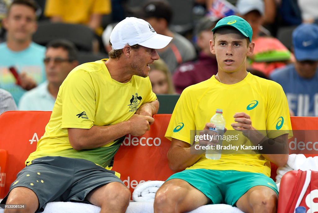 Davis Cup World Group First Round - Australia v Germany