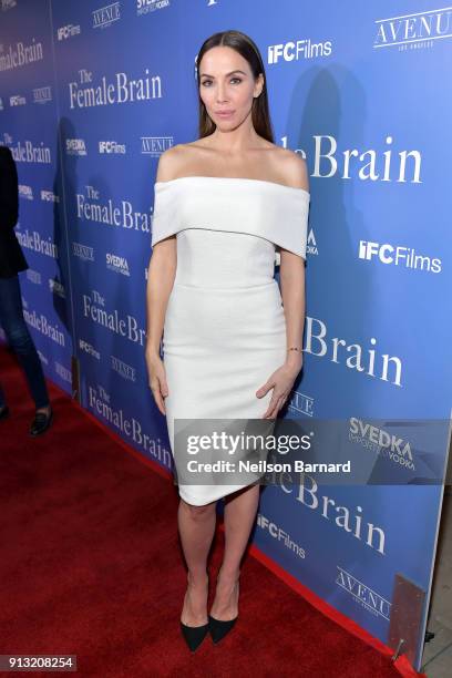 Whitney Cummings attends the premiere of IFC Films' 'The Female Brain' at ArcLight Hollywood on February 1, 2018 in Hollywood, California.