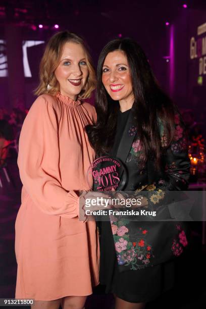 Brand Communications and Influencing Director 'Maybelline New York' Sarah Manseck and Business Leader 'Maybelline New York' Sarah Schlegel at the...