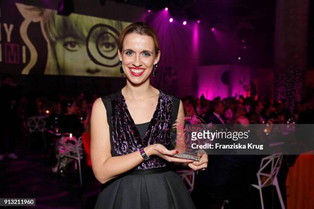 Business Leader Lancome Make-Up 'Lancome' Katharina Teufel at the Glammy Award 2018 on February 1, 2018 in Munich, Germany.