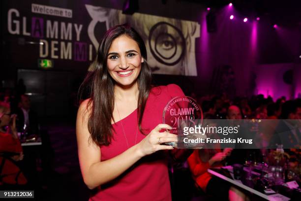Produktmanager 'Oral b' Mahsan Salamat at the Glammy Award 2018 on February 1, 2018 in Munich, Germany.