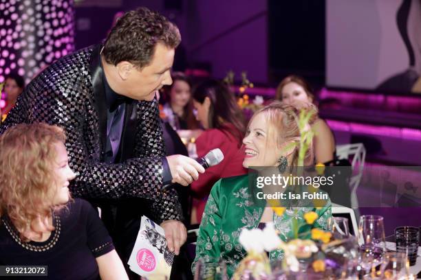 Guido Maria Kretschmer and Danielle Echtermeier at the Glammy Award 2018 on February 1, 2018 in Munich, Germany.