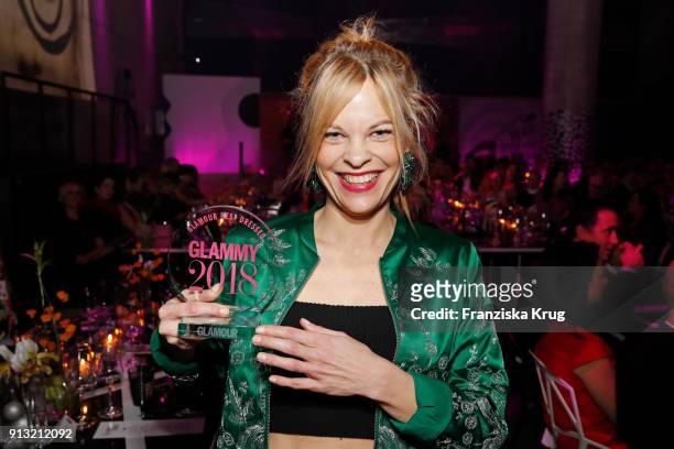 Danielle Echtermeier at the Glammy Award 2018 on February 1, 2018 in Munich, Germany.