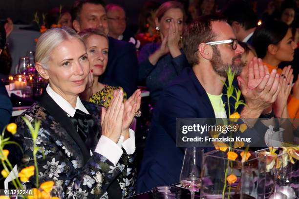 Christiane Arp at the Glammy Award 2018 on February 1, 2018 in Munich, Germany.