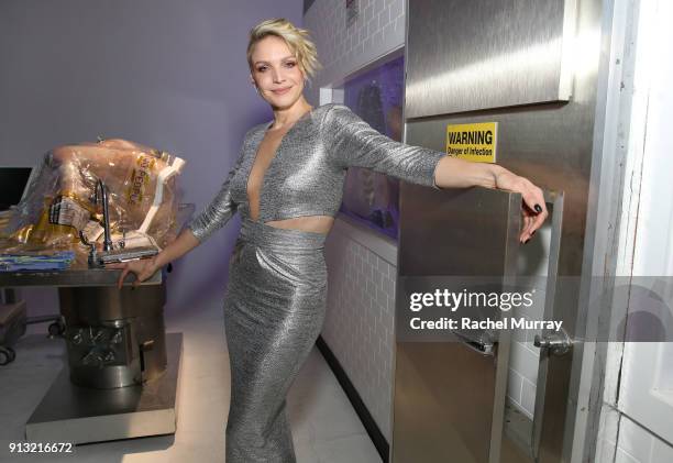 Actor Kristin Lehman attends the World Premiere of the Netflix Original Series "Altered Carbon" on February 1, 2018 in Los Angeles, California.
