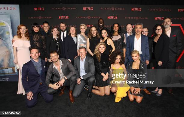 The World Premiere of the Netflix Original Series "Altered Carbon" on February 1, 2018 in Los Angeles, California.