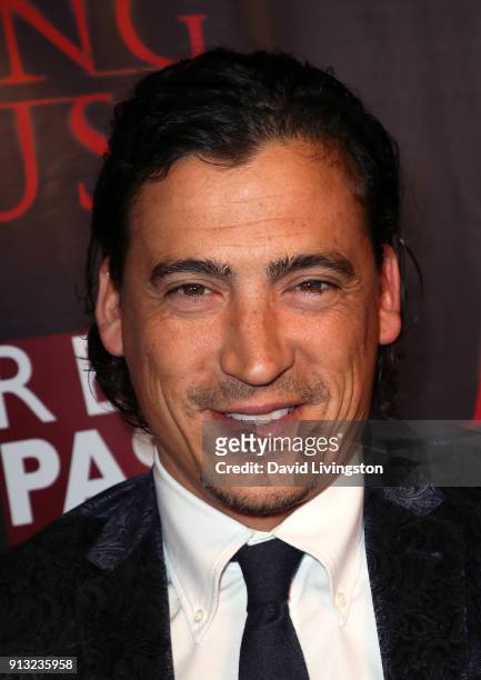 Actor Andrew Keegan attends the premiere of "Living Among Us" at Ahrya Fine Arts Theater on February 1, 2018 in Beverly Hills, California.