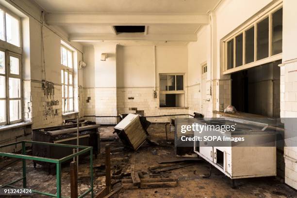 Kitchen of the abandoned cultural centre in Sukhumi Abkhazia is a partially recognized state located in north western Georgia. Back in the soviet era...