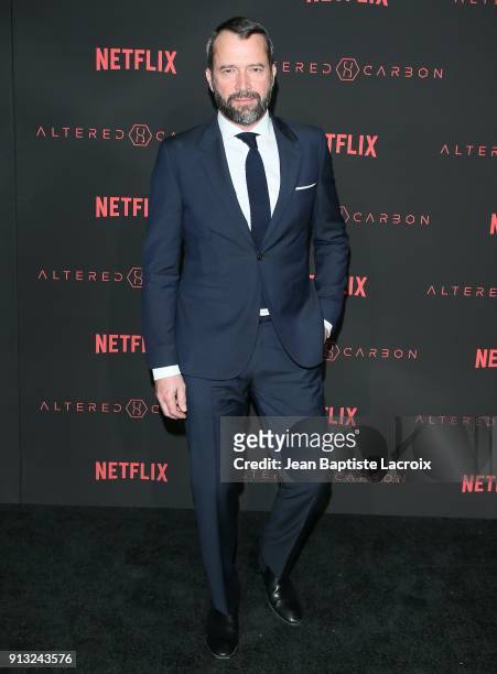 James Purefoy attends the World Premiere of the Netflix Original Series 'Altered Carbon' on February 1, 2018 in Los Angeles, California.