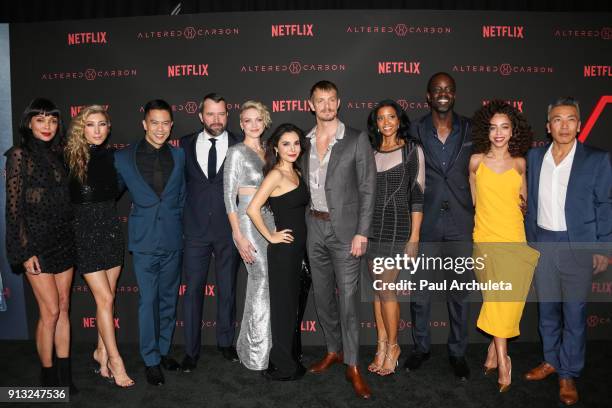 Actors Tamara Taylor, Dichen Lachman, Byron Mann, Kristen Lehman, James Purefoy, Martha Higareda, Joel Kinnaman, Renee Elise Goldsberry, Asto...