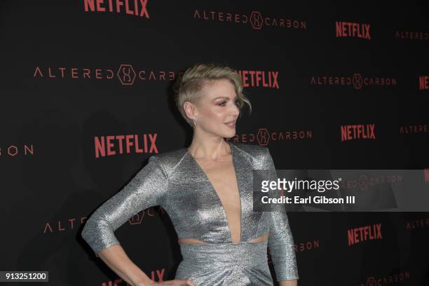 Kristin Lehman attends the Premiere Of Netflix's "Altered Carbon" at Mack Sennett Studios on February 1, 2018 in Los Angeles, California.