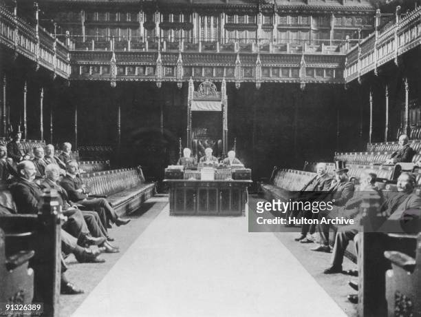Committee of Supply meeting in the House Of Commons, Westminster, London, 5th August 1903.