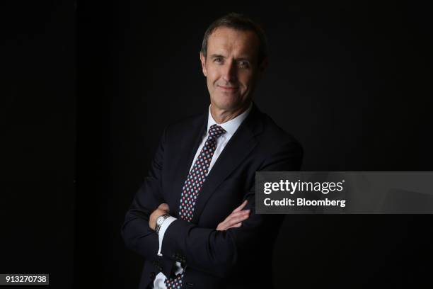 Rob Wainwright, director of Europol, poses for a photograph following an interview in London, U.K., on Thursday, Feb. 1, 2018. Europol is the...