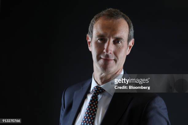 Rob Wainwright, director of Europol, poses for a photograph following an interview in London, U.K., on Thursday, Feb. 1, 2018. Europol is the...
