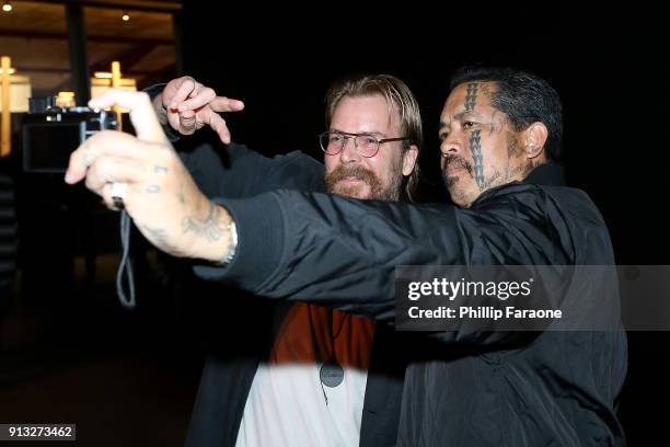 Chad Muska attends Adaptation x Maxfield SS18 collection Launch at Maxfield on February 1, 2018 in Los Angeles, California.