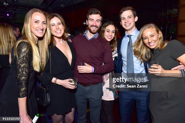 Katie Swenson, Anna Laptook, Paul Collins, Bari Barnett, Jeremy Laptook and Molly Lucas attend Yellowstone Forever Young Patrons Benefit hosted by...