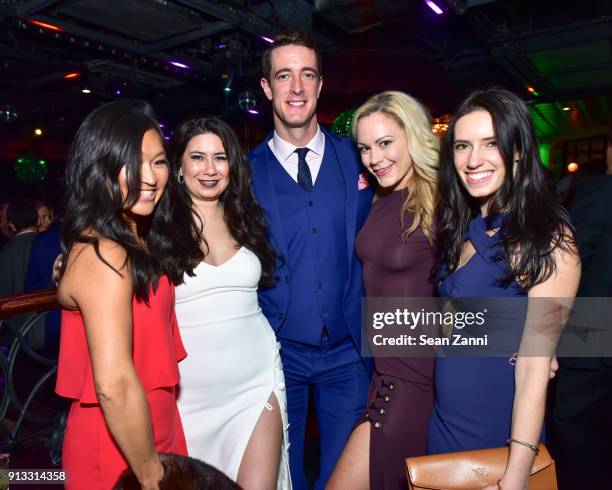 Tae Kim, Nicole McGinley, David Shatton, Emily Dempsey and Caci Massaro attend Yellowstone Forever Young Patrons Benefit hosted by Arielle Patrick,...