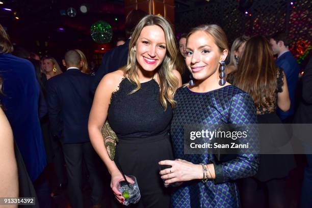 Christina Pfaff and Paulina Brown attend Yellowstone Forever Young Patrons Benefit hosted by Arielle Patrick, Jackie Rooney and Alice Ryan at Lavo on...