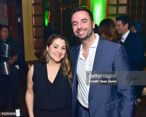 Michelle Marano and Christopher Salerno attend Yellowstone Forever Young Patrons Benefit hosted by Arielle Patrick, Jackie Rooney and Alice Ryan at...