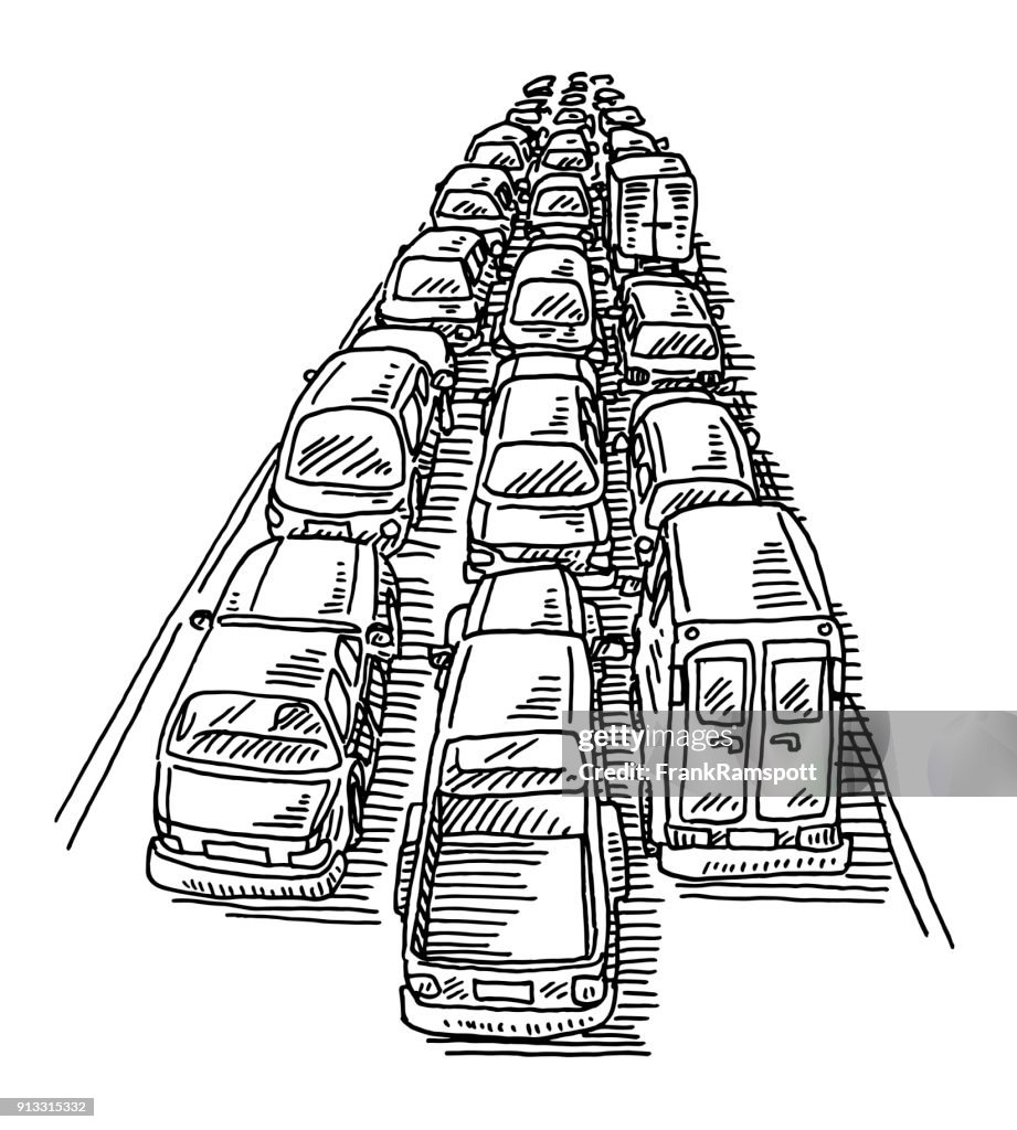 Lane Rope Drawing Drawing Of One Lane Highway