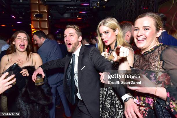 Guest, Brett Adams, Madeline Noal and Guest attend Yellowstone Forever Young Patrons Benefit hosted by Arielle Patrick, Jackie Rooney and Alice Ryan...