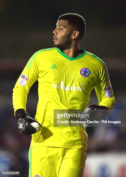 Accrington Stanley Goalkeeper, Aaron Chapman