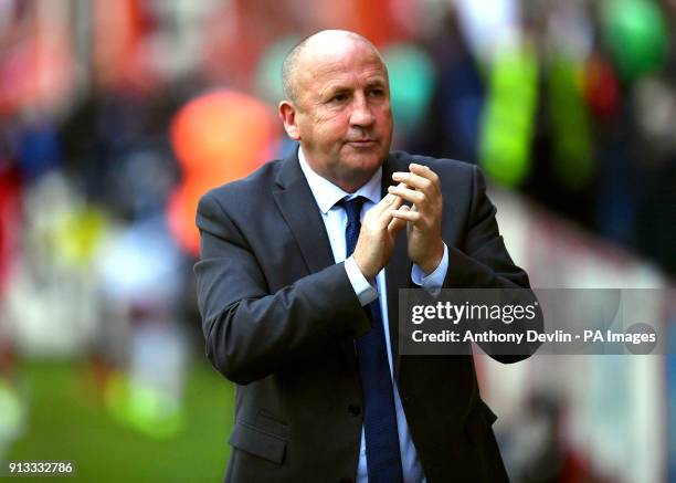 Accrington Stanley manager John Coleman