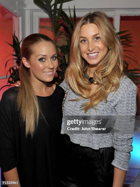 Actresses Lauren Conrad and Whitney Port attend the "LC Lauren Conrad" with Lauren Conrad & Kohl's department stores held at 8432 Melrose Place on...