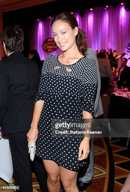 Actress Olivia Wilde attends Variety's 1st Annual Power of Women Luncheon at the Beverly Wilshire Hotel on September 24, 2009 in Beverly Hills,...