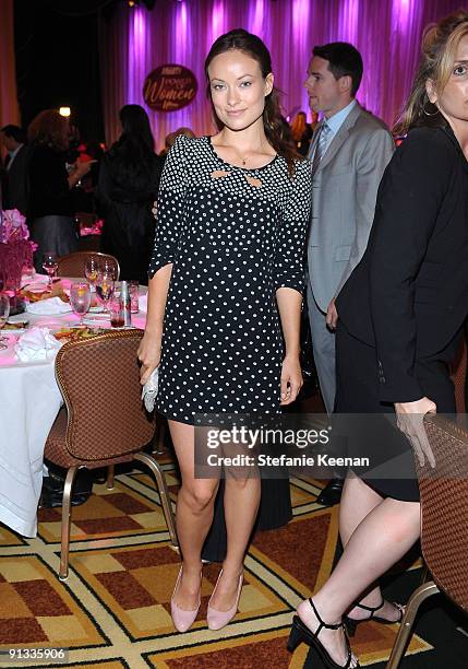 Actress Olivia Wilde attends Variety's 1st Annual Power of Women Luncheon at the Beverly Wilshire Hotel on September 24, 2009 in Beverly Hills,...