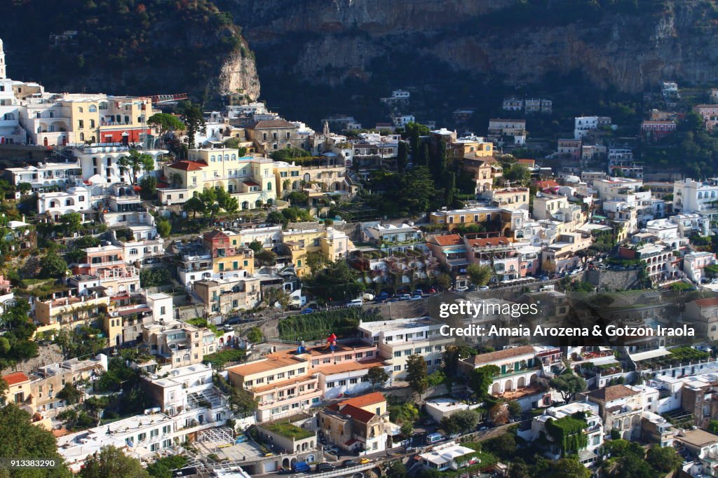 View of Positano. The Amalfi Coast, Campania, Italy